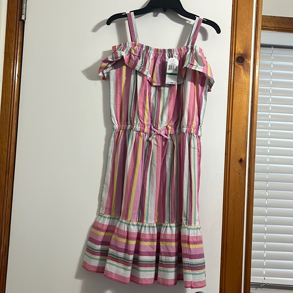 Nautica Girls Rainbow Sun Dress size Large (12/14)